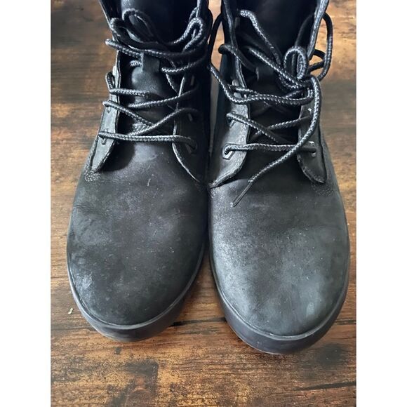 Timberland Dausette black leather sneaker boot women's booties Size 9.5 - Picture 7 of 10